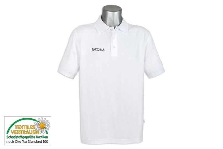 Bild von Herren Polo Shirt Mikralinar NO. 816 Hakro, weiß 