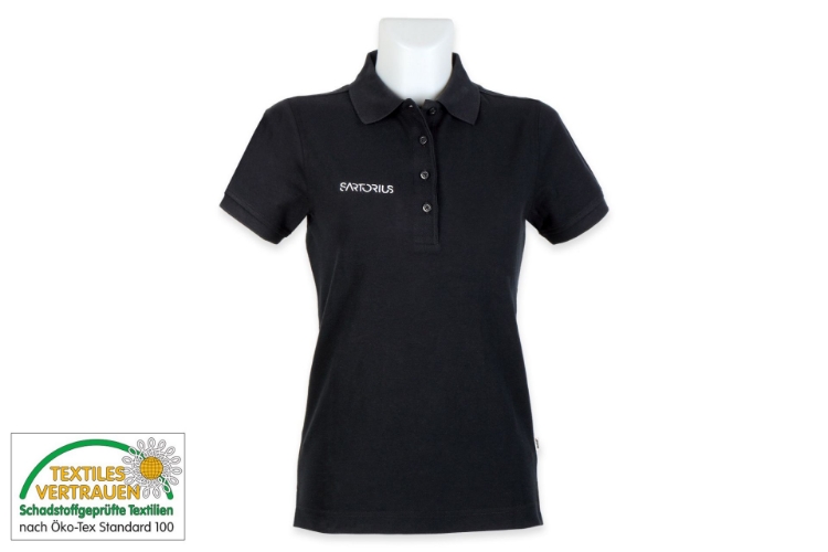 Bild von Damen Polo Shirt Mikralinar NO. 216 Hakro, schwarz 