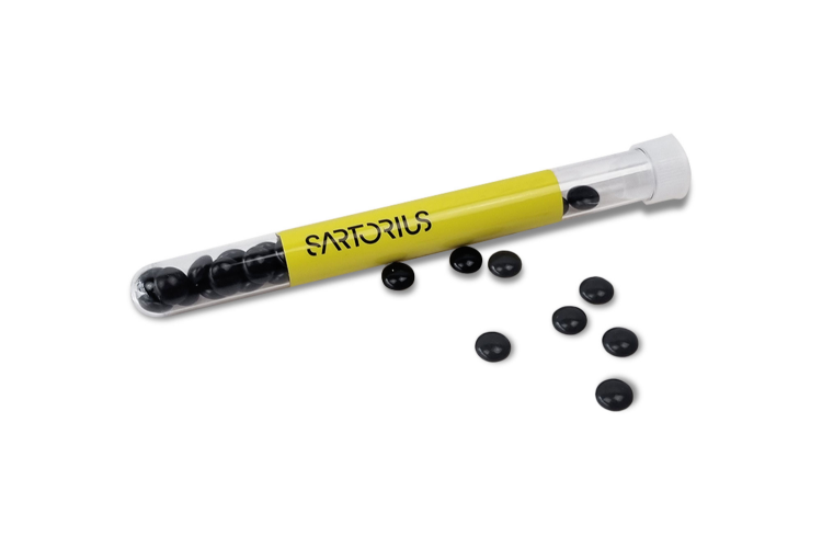 Bild von Reagenzglas mit Schokolinsen (VE = 1 Stück) 